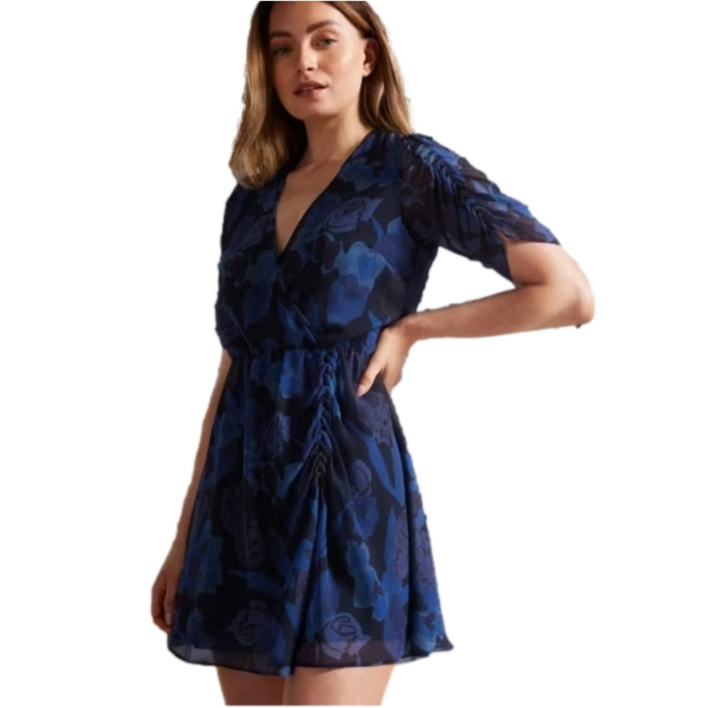 Ted Baker Blue Floral Dress